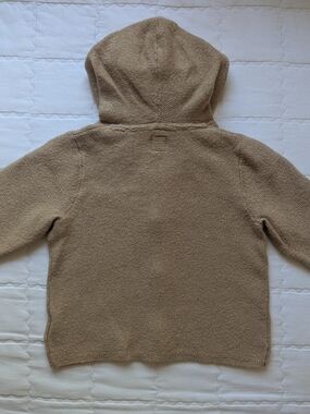 GAP Baby Hooded Knit Jacket in Light Beige